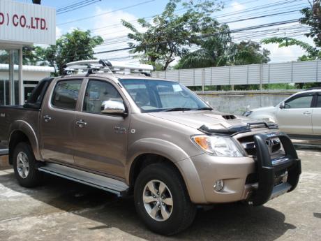 new Toyota Hilux Vigo Double Cab with A-bar at Thailand's top Toyota Hilux Vigo dealer Soni Motors Thailand